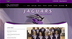 Desktop Screenshot of jaguarsvolleyballclub.com