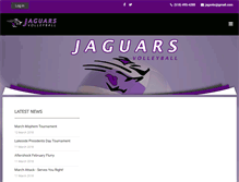 Tablet Screenshot of jaguarsvolleyballclub.com